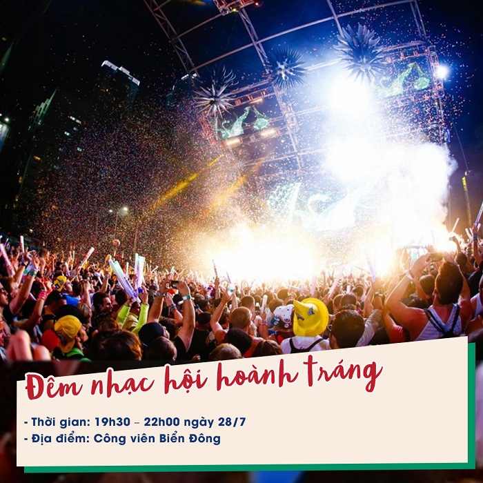 Đêm nhạc hội Tận hưởng mùa hè Đà Nẵng 2023 ấn tượng với sự góp mặt của nhiều ca sĩ, nghệ sỹ tên tuổi